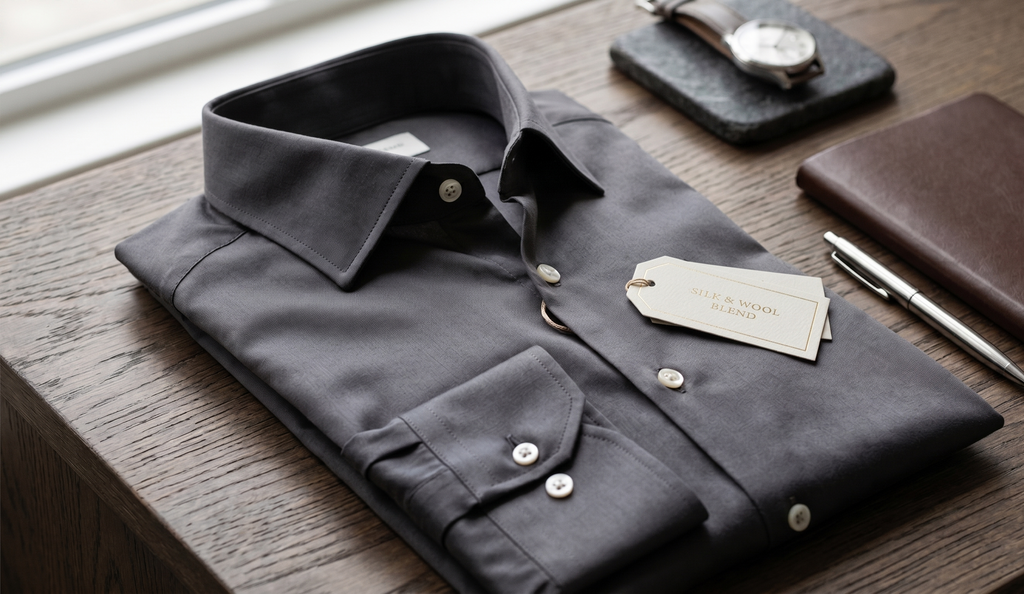 Luxury Silk & Wool Comfort Shirt | Premium Style